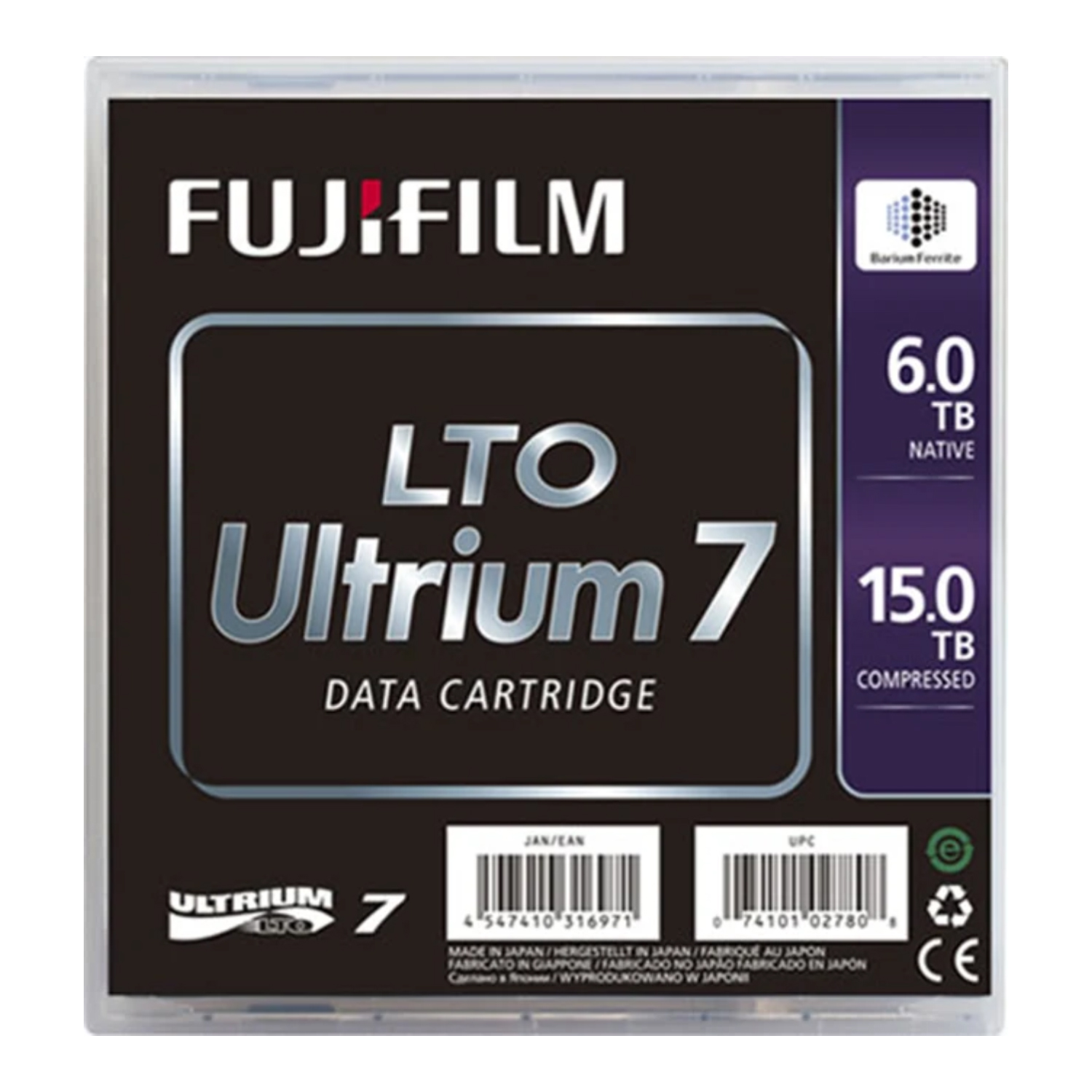 Fujifilm LTO FB UL-7 6.0T J LTO-7 Data Cartridge